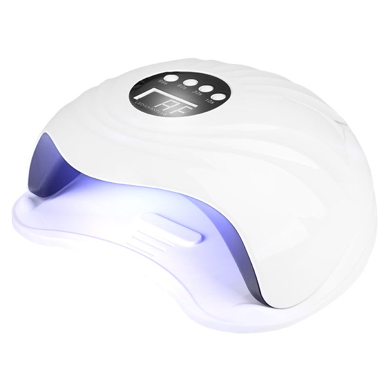 Seashel dual LED UV nail lamp, 108W, with electronic timer display