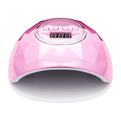 Shiny nail lamp interior showing the 39 dual LED diodes