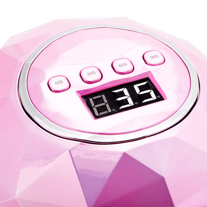 Shiny nail lamp side profile