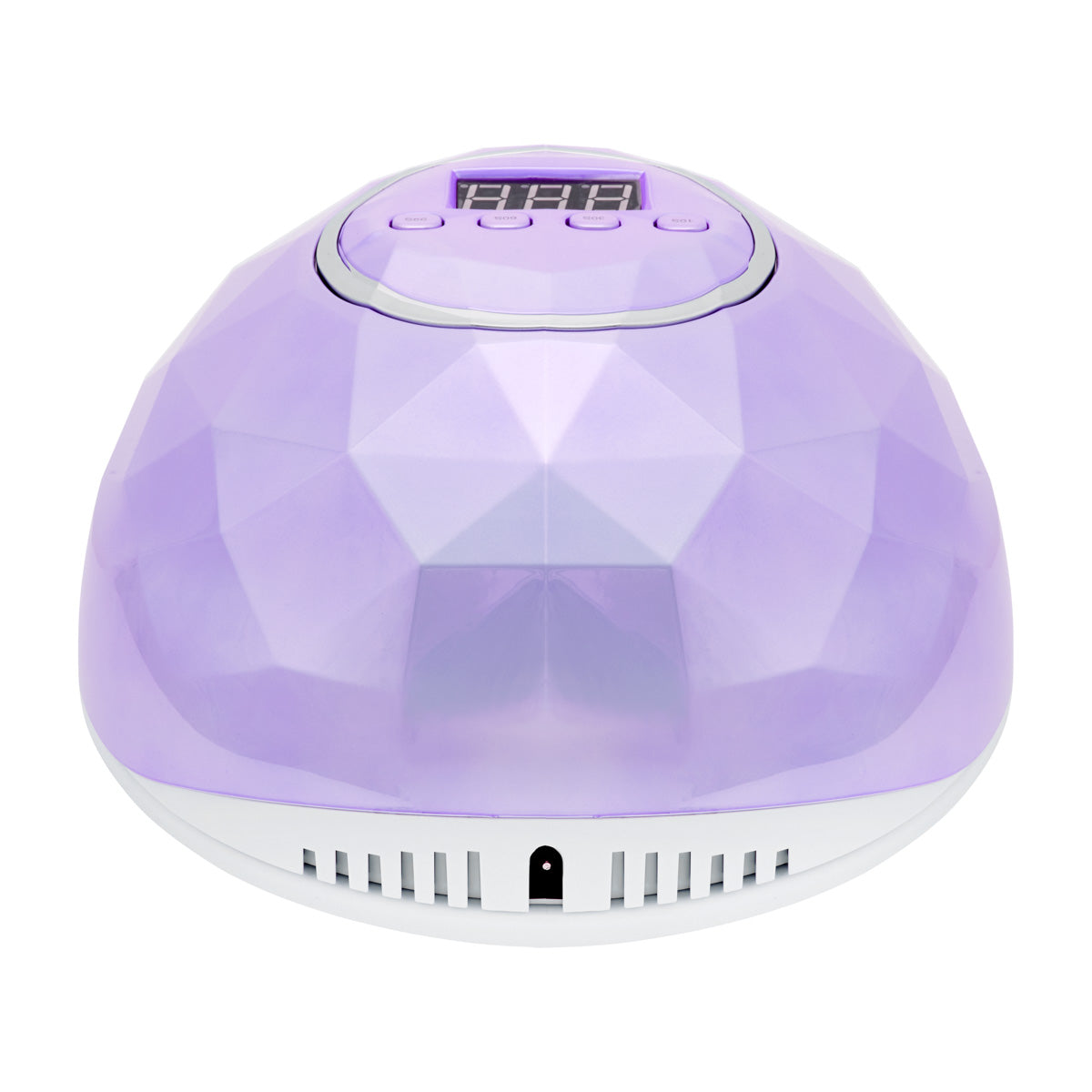 Shiny nail lamp timer display with the 10, 30, 60 and 99 second settings