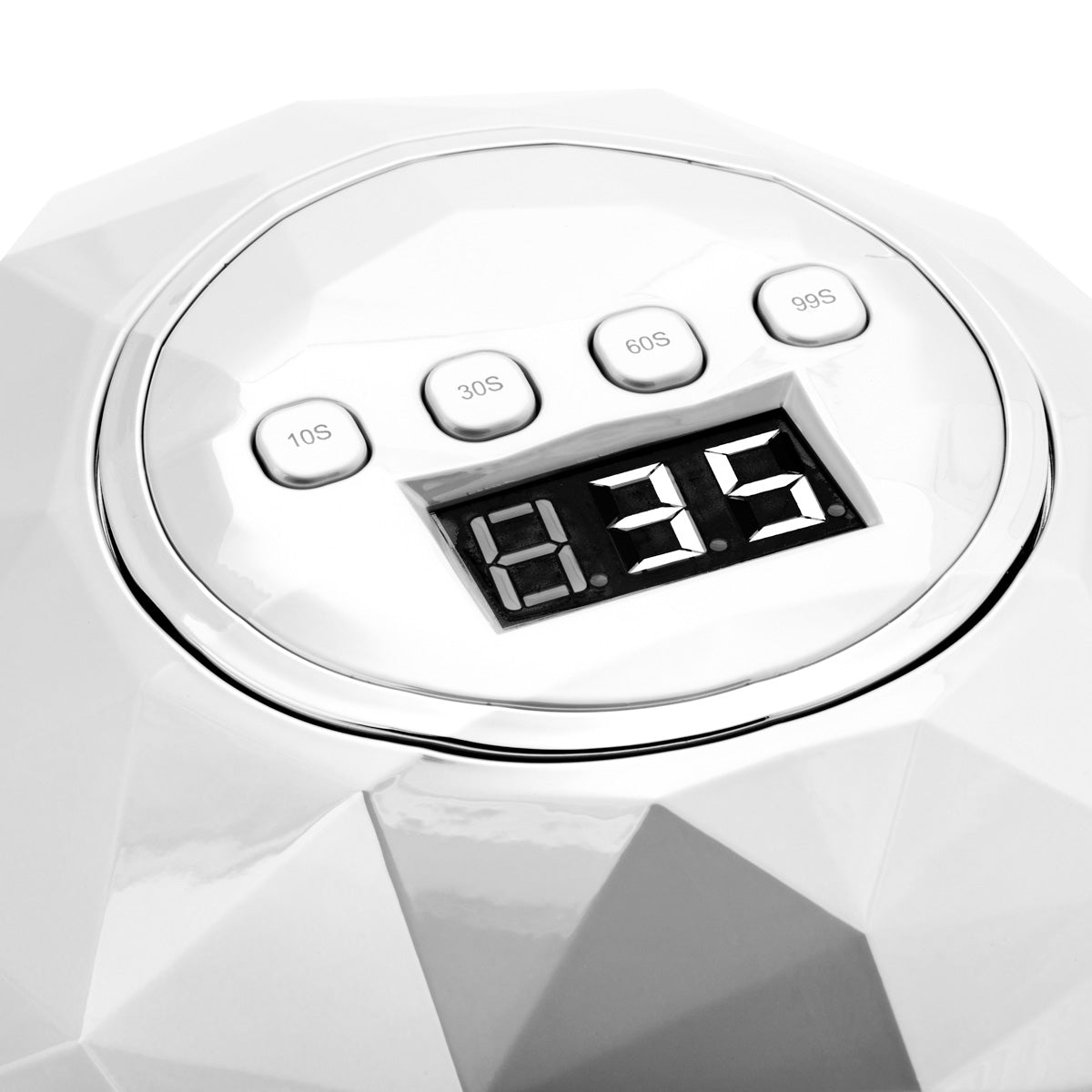 Shiny nail lamp timer display
