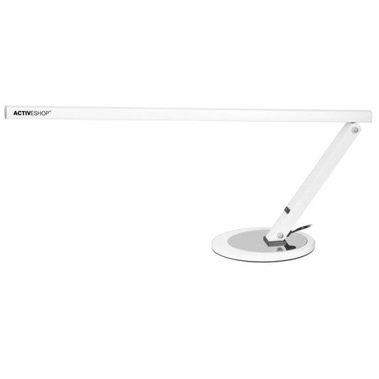 Slim LED desk lamp head and LED panel detail