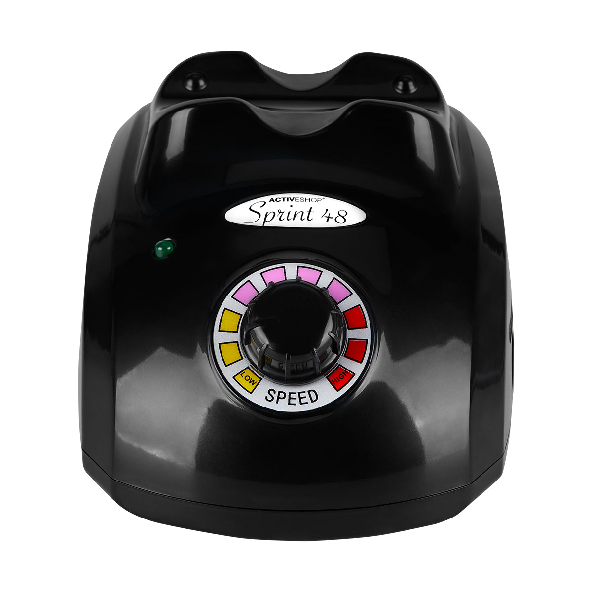 Sprint 48 Basic black nail drill machine with compact base and handpiece