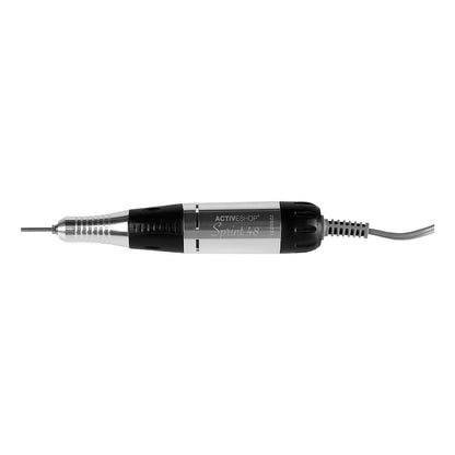 Sprint 48 Basic black nail drill machine with compact base and handpiece