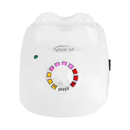 Sprint 48 Basic white nail drill machine with compact base and handpiece