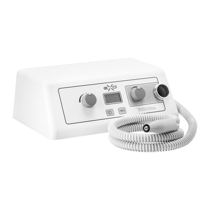 Y-200 podiatry unit on castors with Exo Podo Line drill, Elegante magnifying lamp and UV-C steriliser