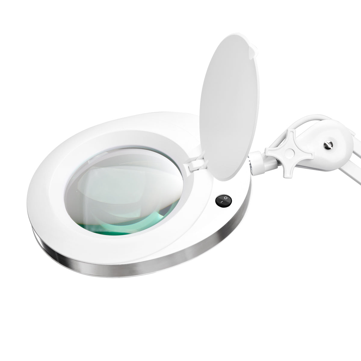 Y-200 podiatry unit on castors with Exo Podo Line drill, Elegante magnifying lamp and UV-C steriliser