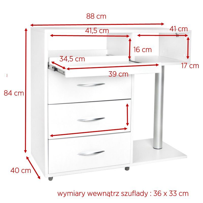 Y-300 podiatry unit on castors with Exo Podo Line drill, Elegante magnifying lamp and UV-C steriliser
