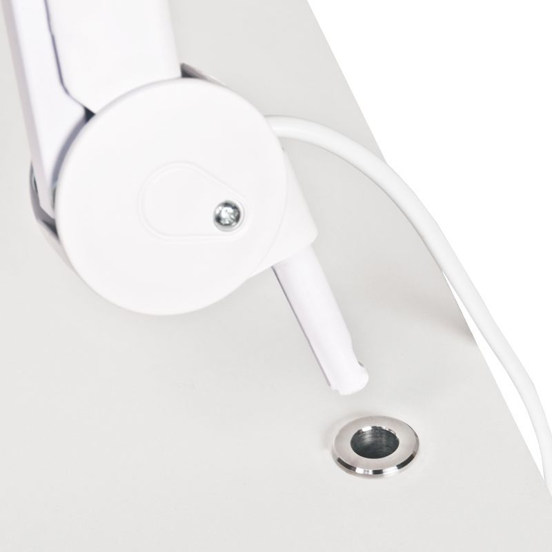 Y-300 podiatry unit on castors with Exo Podo Line drill, Elegante magnifying lamp and UV-C steriliser