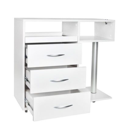 Y-300 podiatry unit on castors with Exo Podo Line drill, Elegante magnifying lamp and UV-C steriliser