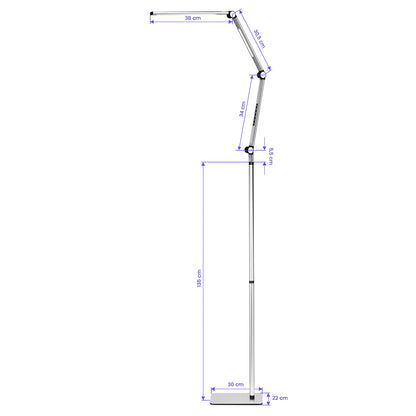Yoga LED treatment lamp with packaging