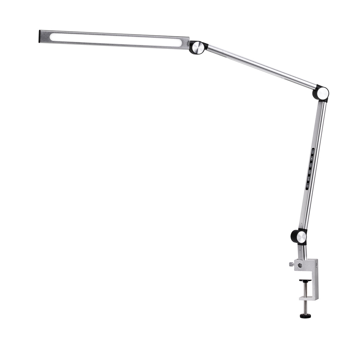 Yoga lamp hinged head folded